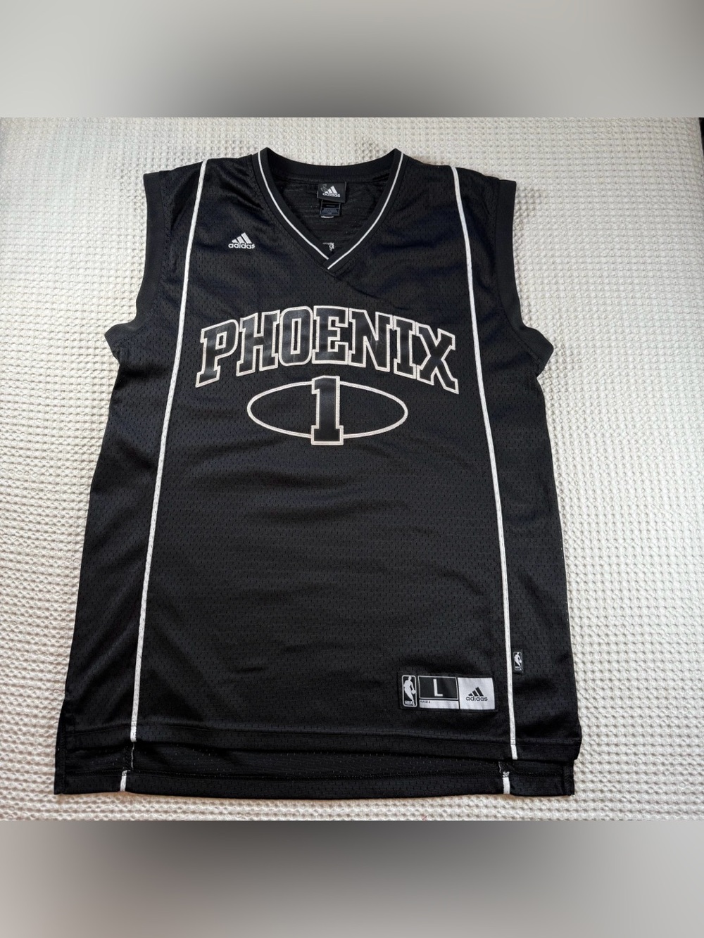 Adidas Amar’e Stoudemire Phoenix Suns #1 Jersey Black Size Large NBA